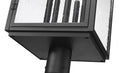 Z-LITE HARTWELL OUTDOOR POST MOUNTED FIXTURE | 5019PHXLR-564P-BK - Post