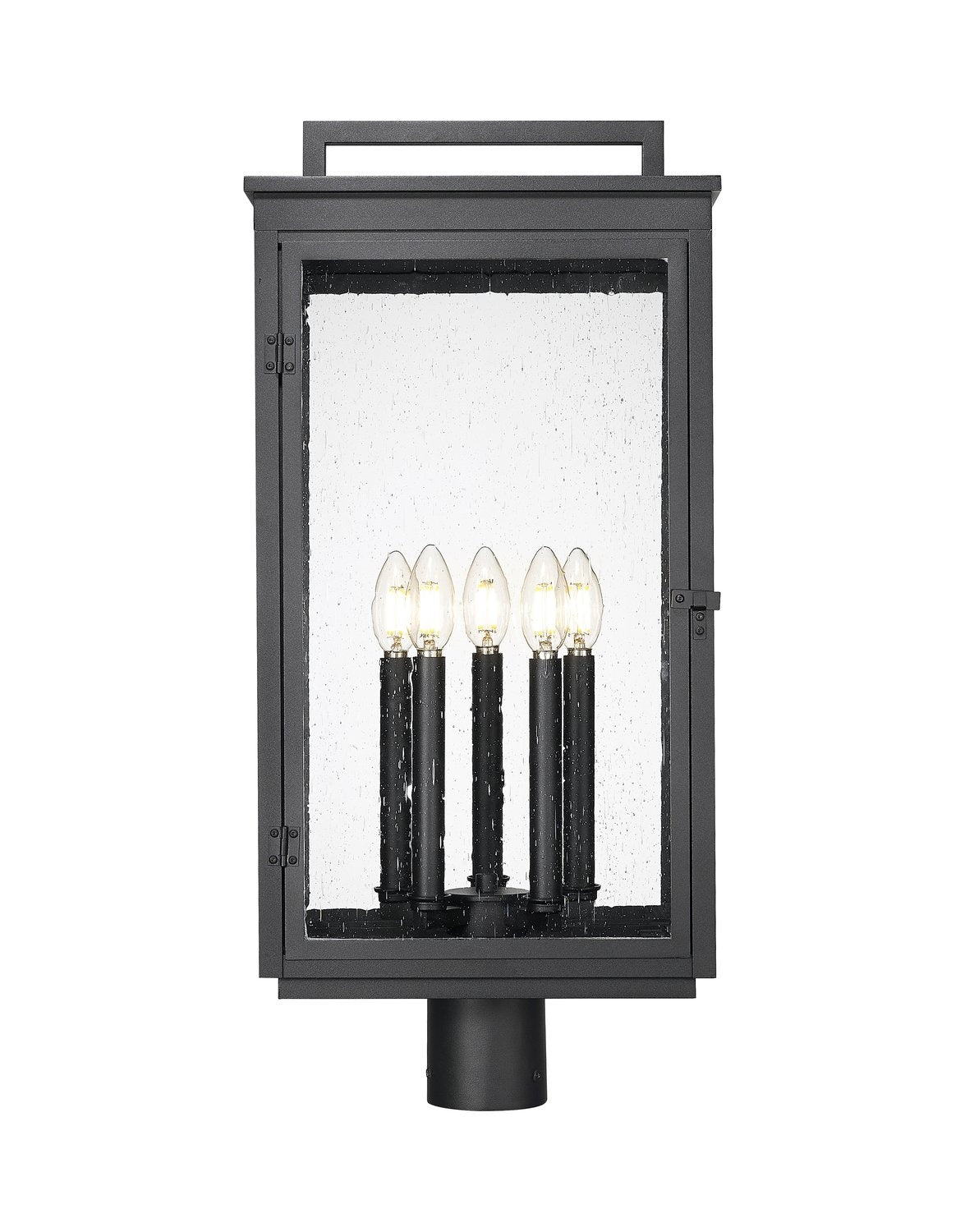 Z-LITE HARTWELL OUTDOOR POST MOUNT FIXTURE | 5019PHXLR-BK - Post