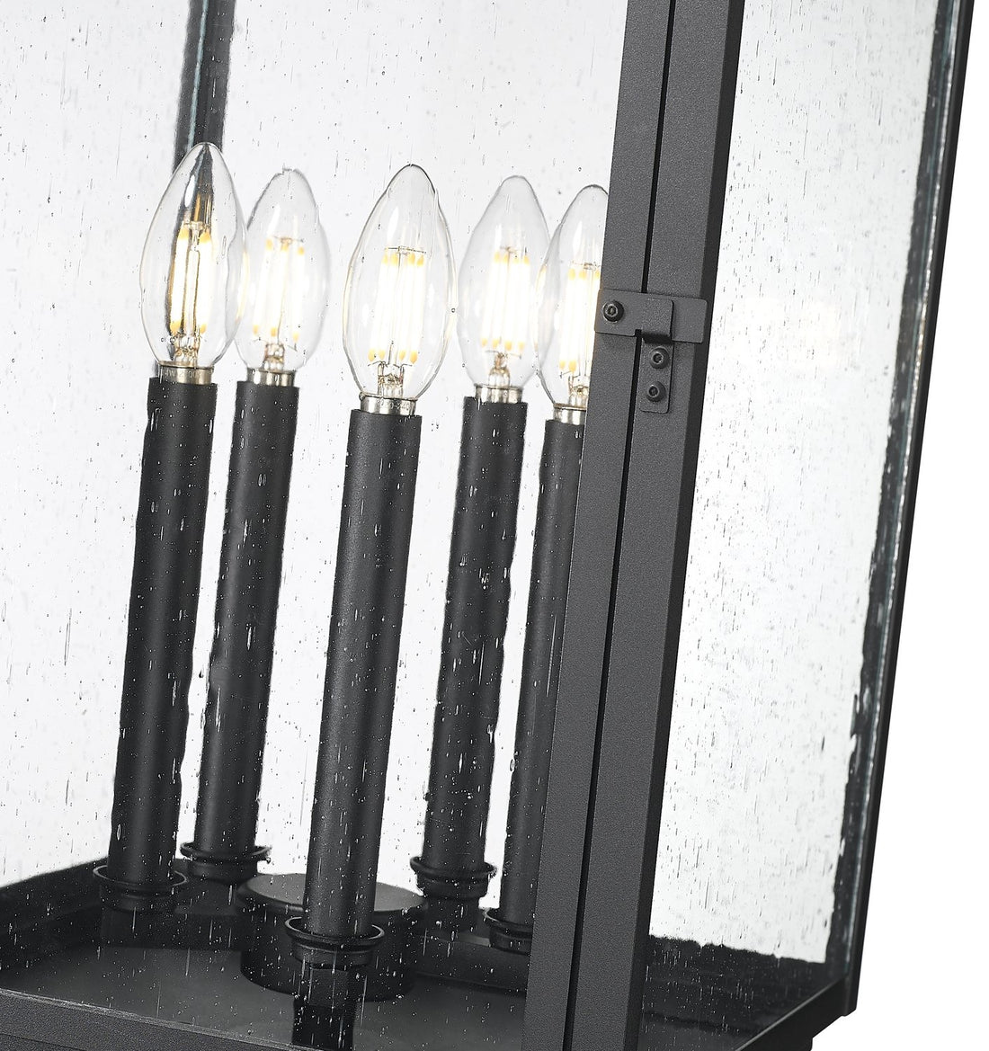 Z-LITE HARTWELL OUTDOOR POST MOUNT FIXTURE | 5019PHXLR-BK - Post