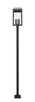 Z-LITE HARTWELL OUTDOOR POST MOUNTED FIXTURE | 5019PHXLS-536P-BK - Post