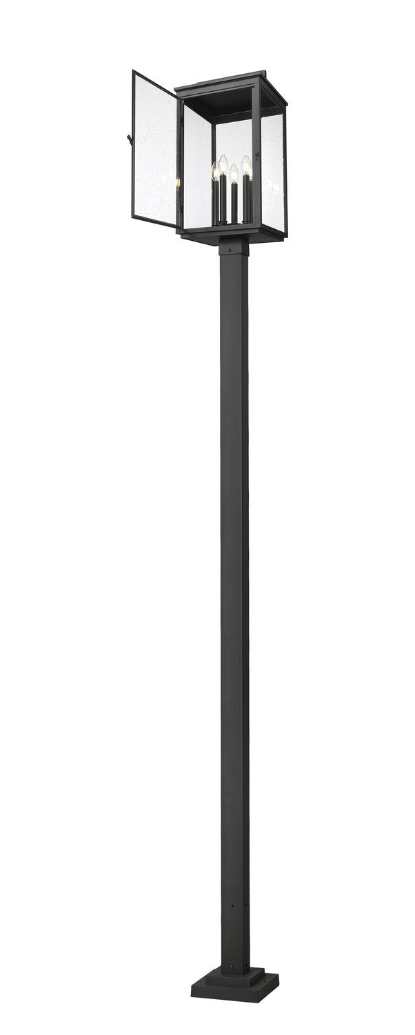 Z-LITE HARTWELL OUTDOOR POST MOUNTED FIXTURE | 5019PHXLS-536P-BK - Post