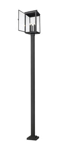 Z-LITE HARTWELL OUTDOOR POST MOUNTED FIXTURE | 5019PHXLS-536P-BK - Post