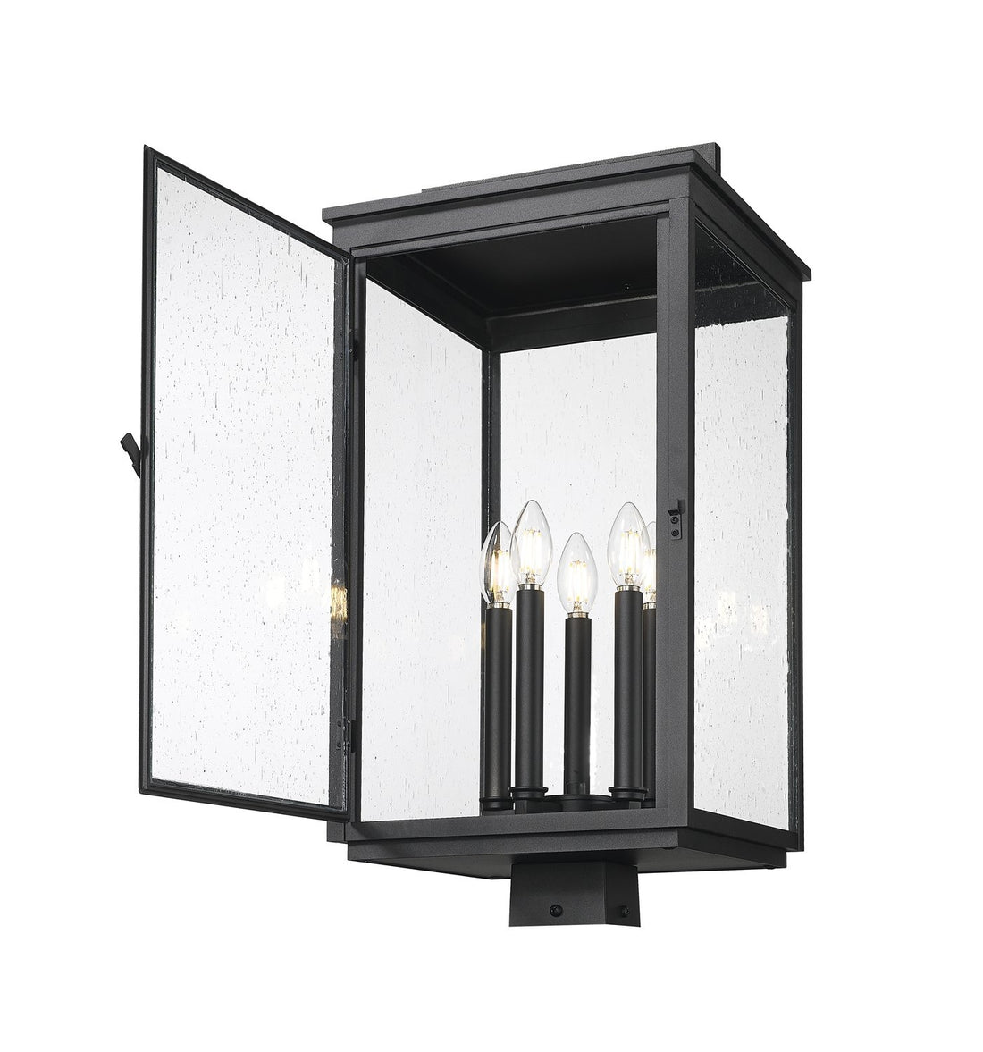 Z-LITE HARTWELL OUTDOOR POST MOUNT FIXTURE | 5019PHXLS-BK - Post