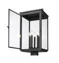 Z-LITE HARTWELL OUTDOOR POST MOUNT FIXTURE | 5019PHXLS-BK - Post