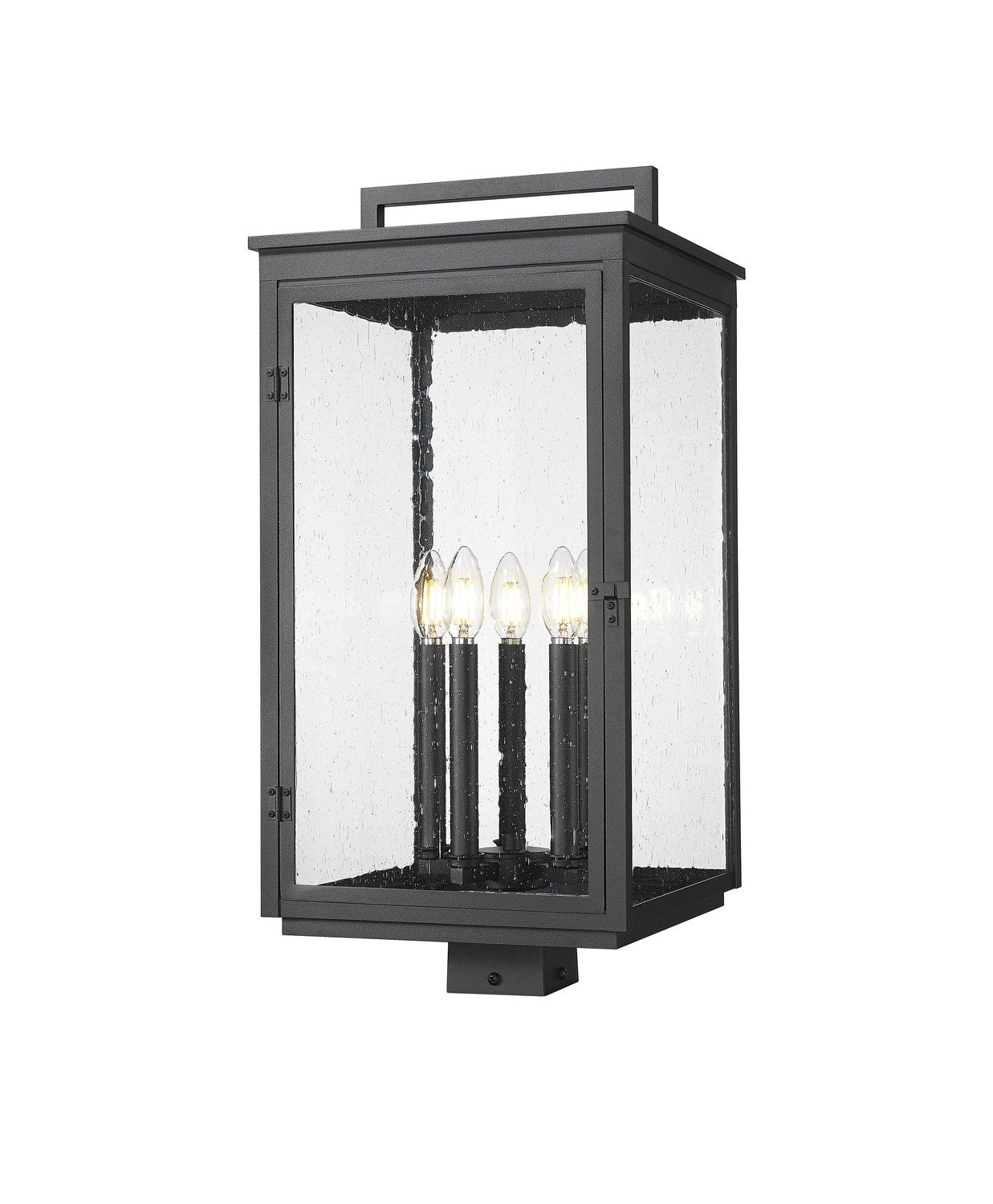 Z-LITE HARTWELL OUTDOOR POST MOUNT FIXTURE | 5019PHXLS-BK - Post