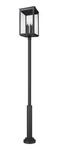 Z-LITE HARTWELL OUTDOOR POST MOUNTED FIXTURE | 5019PHXXLR-5010P-BK - Post