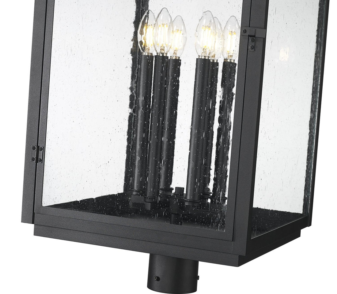 Z-LITE HARTWELL OUTDOOR POST MOUNT FIXTURE | 5019PHXXLR-BK - Post