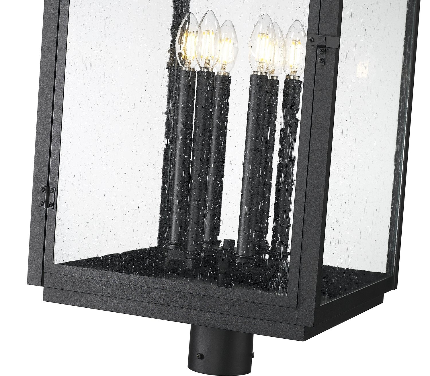 Z-LITE HARTWELL OUTDOOR POST MOUNT FIXTURE | 5019PHXXLR-BK - Post