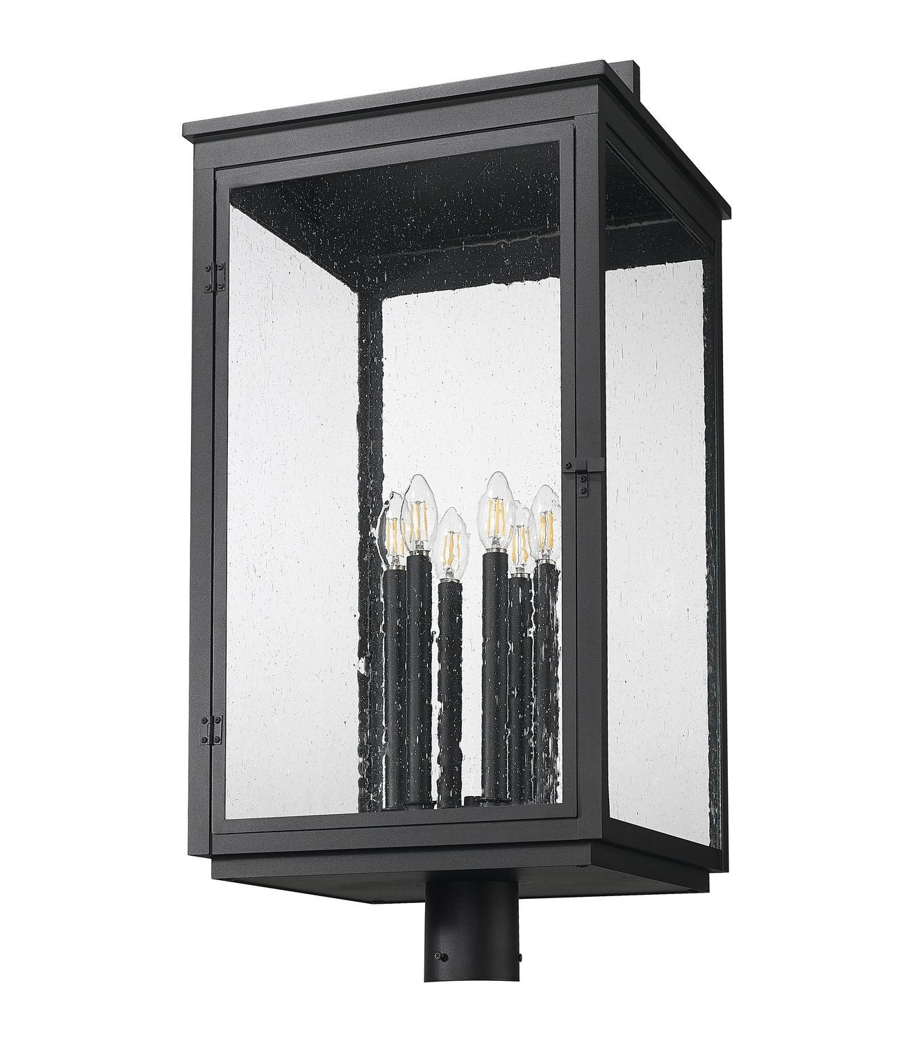 Z-LITE HARTWELL OUTDOOR POST MOUNT FIXTURE | 5019PHXXLR-BK - Post