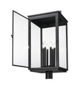 Z-LITE HARTWELL OUTDOOR POST MOUNT FIXTURE | 5019PHXXLR-BK - Post
