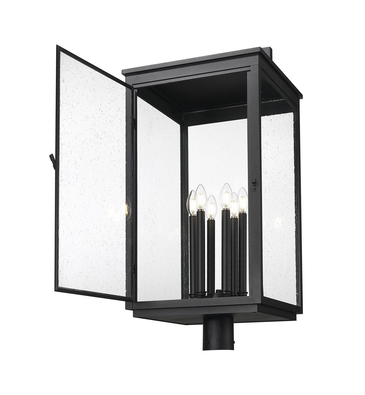 Z-LITE HARTWELL OUTDOOR POST MOUNT FIXTURE | 5019PHXXLR-BK - Post