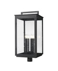 Z-LITE HARTWELL OUTDOOR POST MOUNT FIXTURE | 5019PHXXLR-BK - Post