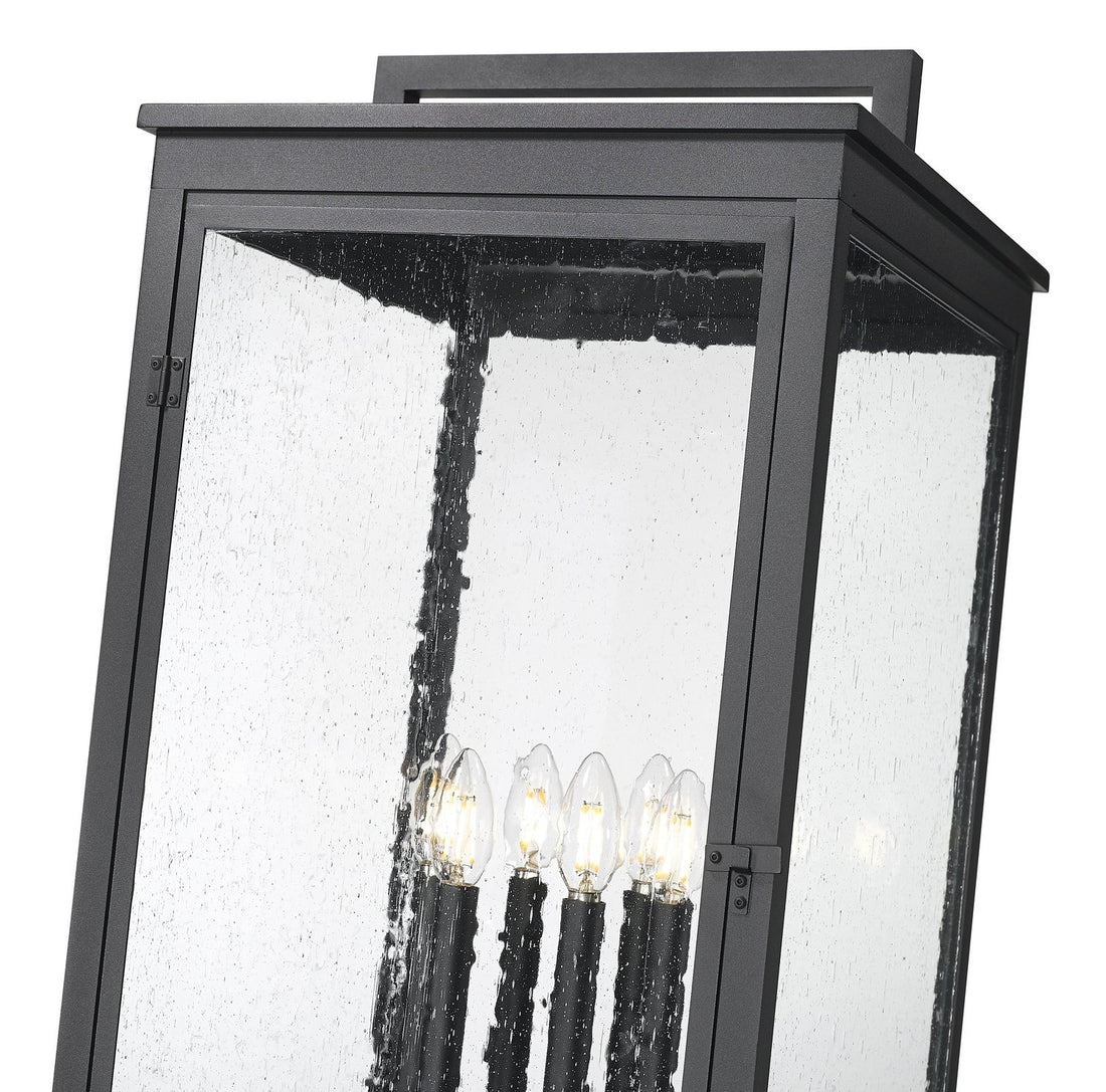 Z-LITE HARTWELL OUTDOOR POST MOUNTED FIXTURE | 5019PHXXLS-536P-BK - Post