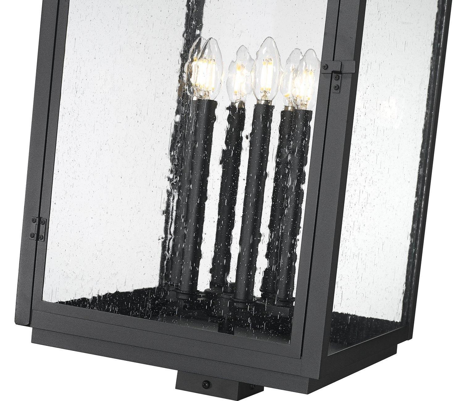 Z-LITE HARTWELL OUTDOOR POST MOUNT FIXTURE | 5019PHXXLS-BK - Post
