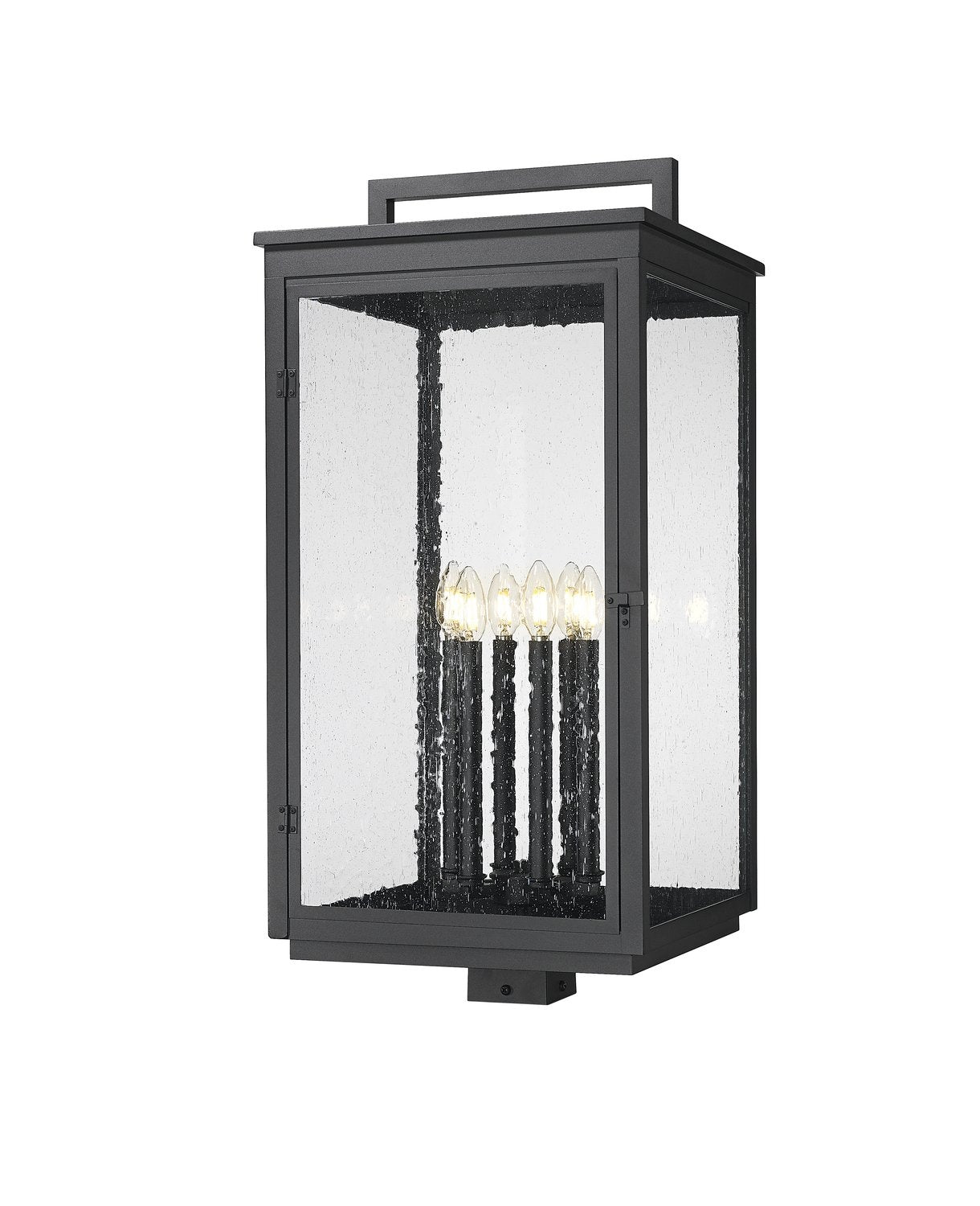 Z-LITE HARTWELL OUTDOOR POST MOUNT FIXTURE | 5019PHXXLS-BK - Post