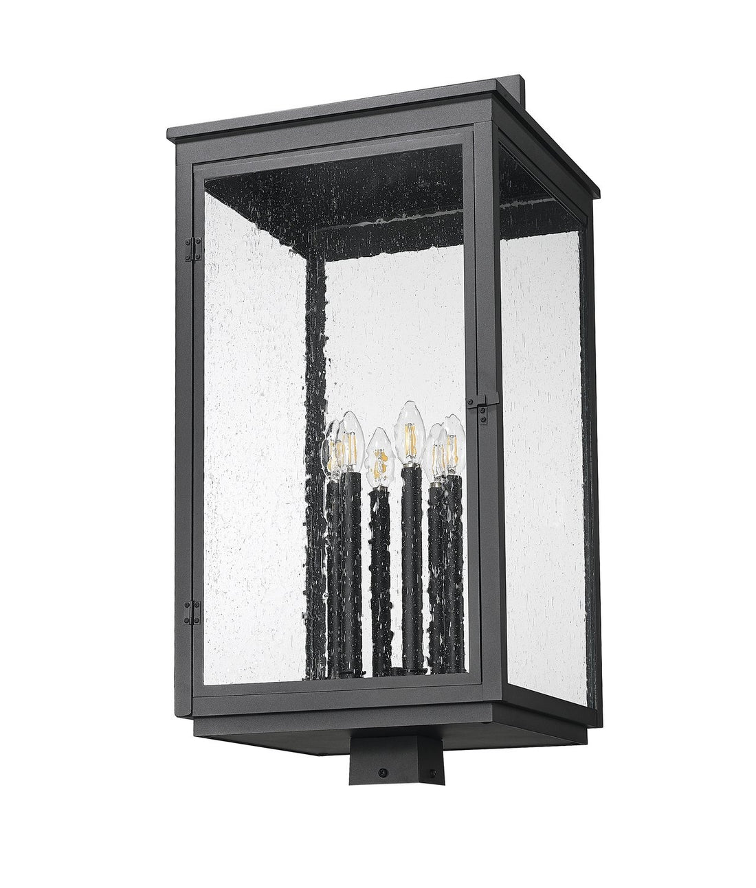 Z-LITE HARTWELL OUTDOOR POST MOUNT FIXTURE | 5019PHXXLS-BK - Post