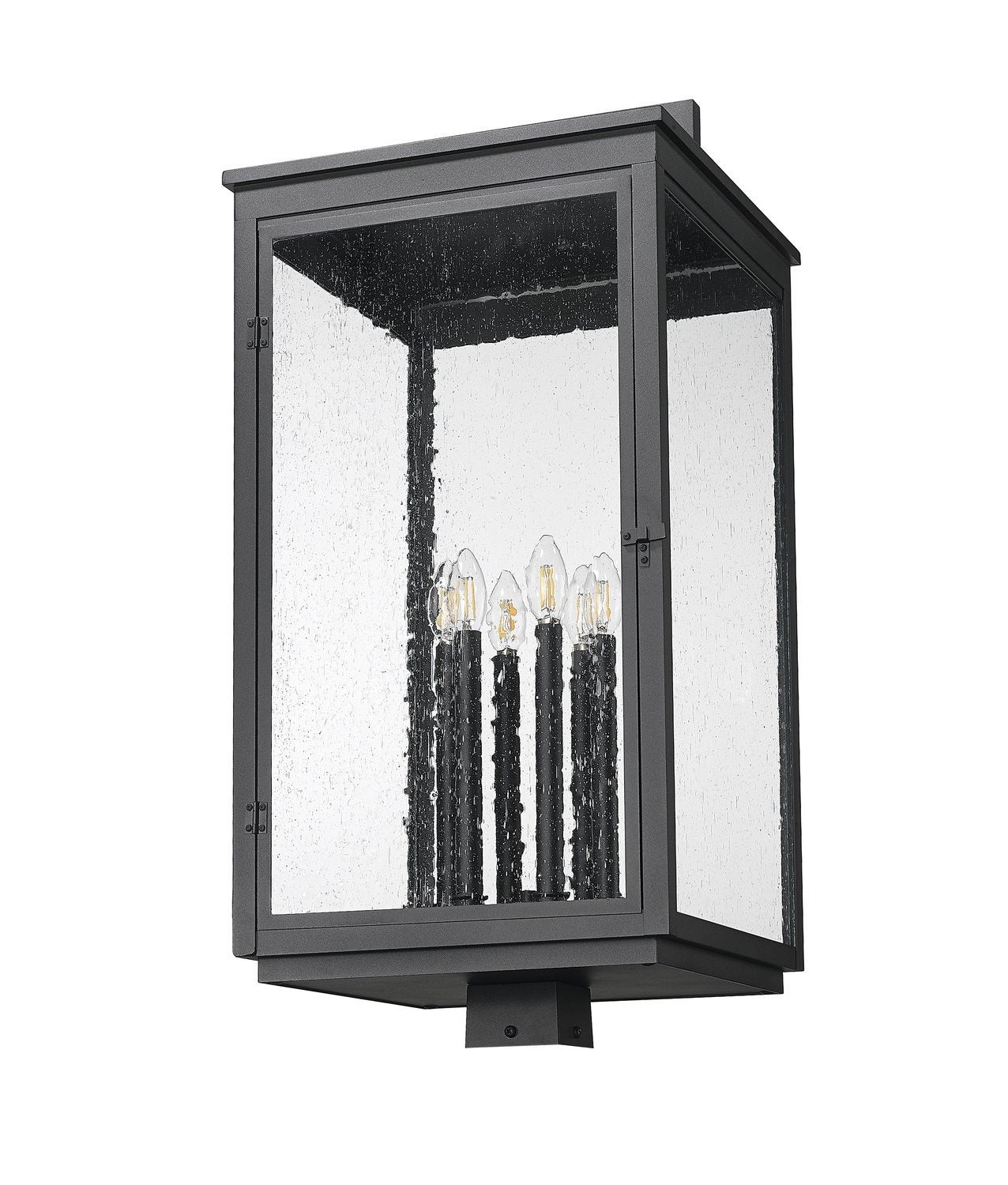 Z-LITE HARTWELL OUTDOOR POST MOUNT FIXTURE | 5019PHXXLS-BK - Post