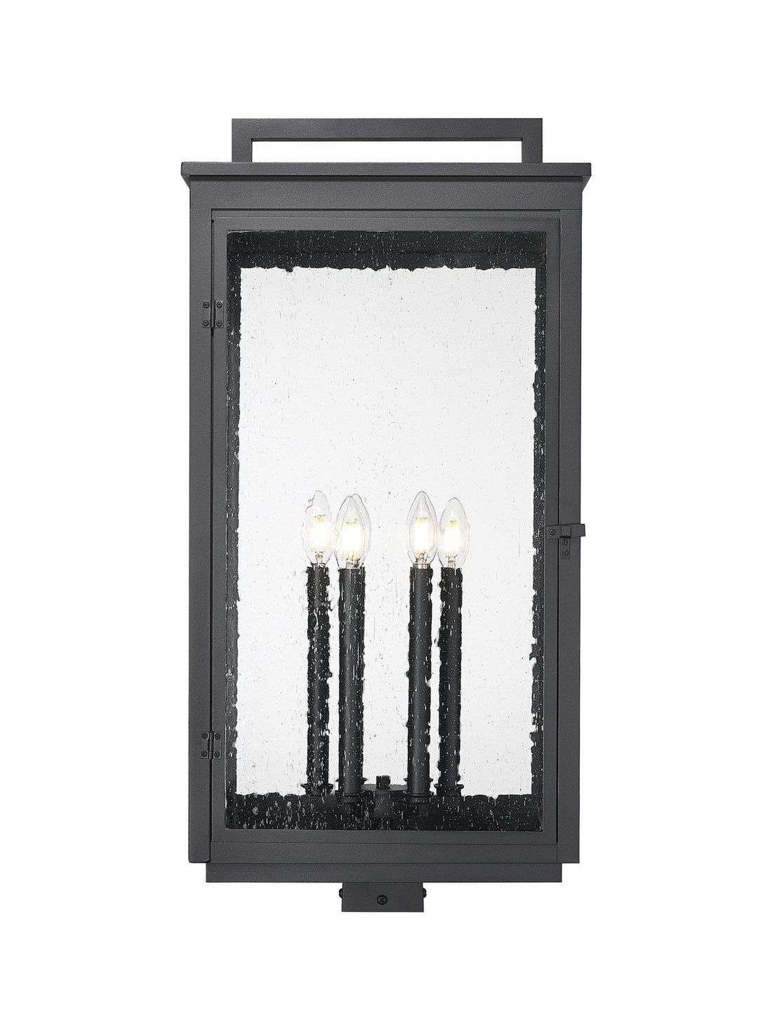 Z-LITE HARTWELL OUTDOOR POST MOUNT FIXTURE | 5019PHXXLS-BK - Post