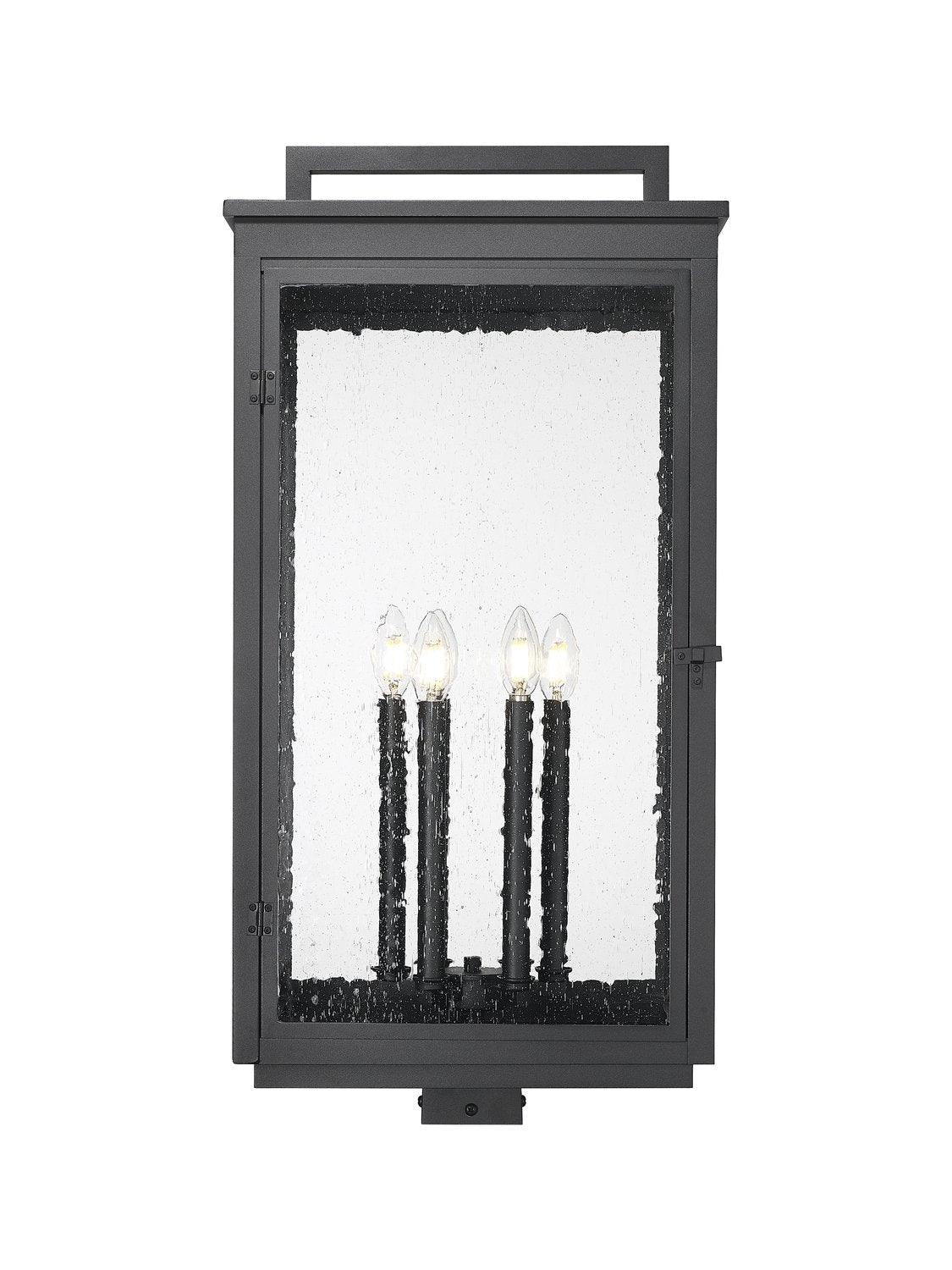Z-LITE HARTWELL OUTDOOR POST MOUNT FIXTURE | 5019PHXXLS-BK - Post