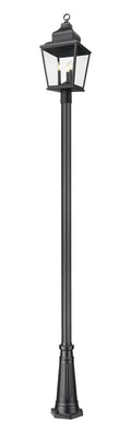 Z-LITE RAPHAEL OUTDOOR POST MOUNTED FIXTURE - COASTAL | 5029PHBR-5011P-BK - Post