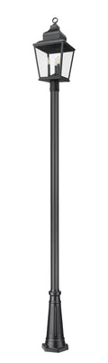 Z-LITE RAPHAEL OUTDOOR POST MOUNTED FIXTURE - COASTAL | 5029PHBR-5011P-BK - Post