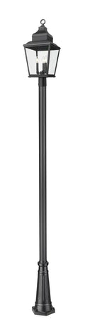 Z-LITE RAPHAEL OUTDOOR POST MOUNTED FIXTURE - COASTAL | 5029PHBR-5011P-BK - Post