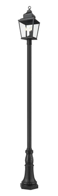 Z-LITE RAPHAEL OUTDOOR POST MOUNTED FIXTURE | 5029PHBR-518P-BK - Post