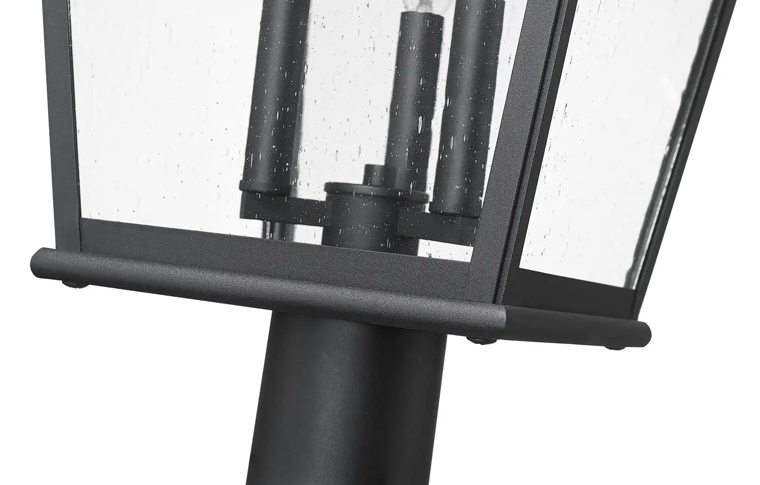 Z-LITE RAPHAEL OUTDOOR POST MOUNTED FIXTURE | 5029PHBR-518P-BK - Post
