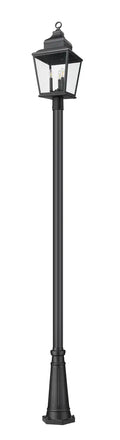 Z-LITE RAPHAEL OUTDOOR POST MOUNTED FIXTURE | 5029PHBR-519P-BK - Post