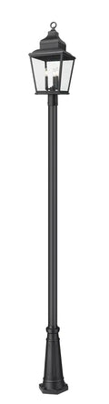 Z-LITE RAPHAEL OUTDOOR POST MOUNTED FIXTURE | 5029PHBR-519P-BK - Post