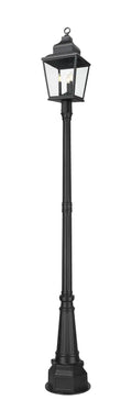 Z-LITE RAPHAEL OUTDOOR POST MOUNTED FIXTURE | 5029PHBR-564P-BK - Post