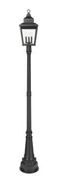 Z-LITE RAPHAEL OUTDOOR POST MOUNTED FIXTURE | 5029PHBR-564P-BK - Post
