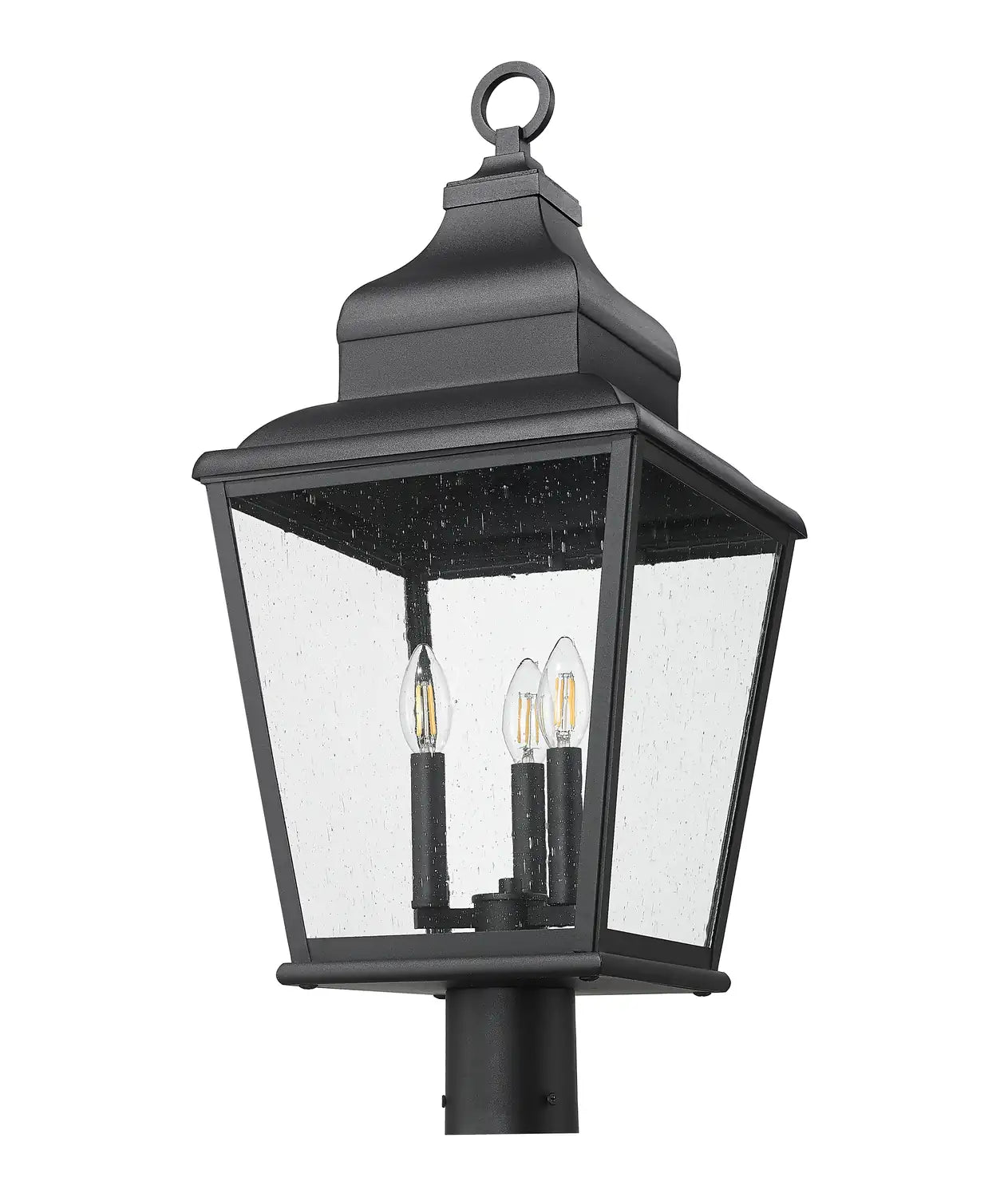 Z-LITE RAPHAEL OUTDOOR POST MOUNT FIXTURE | 5029PHBR-BK - Post