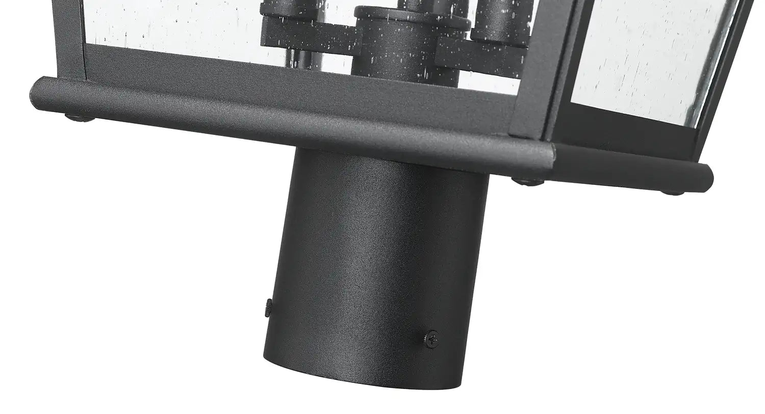 Z-LITE RAPHAEL OUTDOOR POST MOUNT FIXTURE | 5029PHBR-BK - Post
