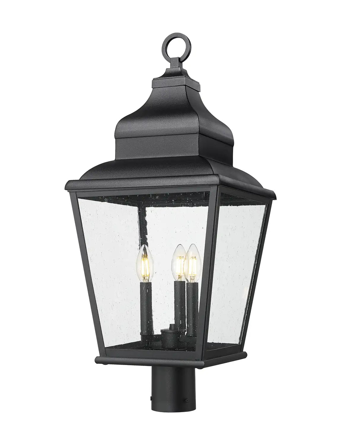 Z-LITE RAPHAEL OUTDOOR POST MOUNT FIXTURE | 5029PHBR-BK - Post
