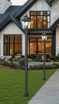Z-LITE RAPHAEL OUTDOOR POST MOUNTED FIXTURE | 5029PHBS-536P-BK - Post