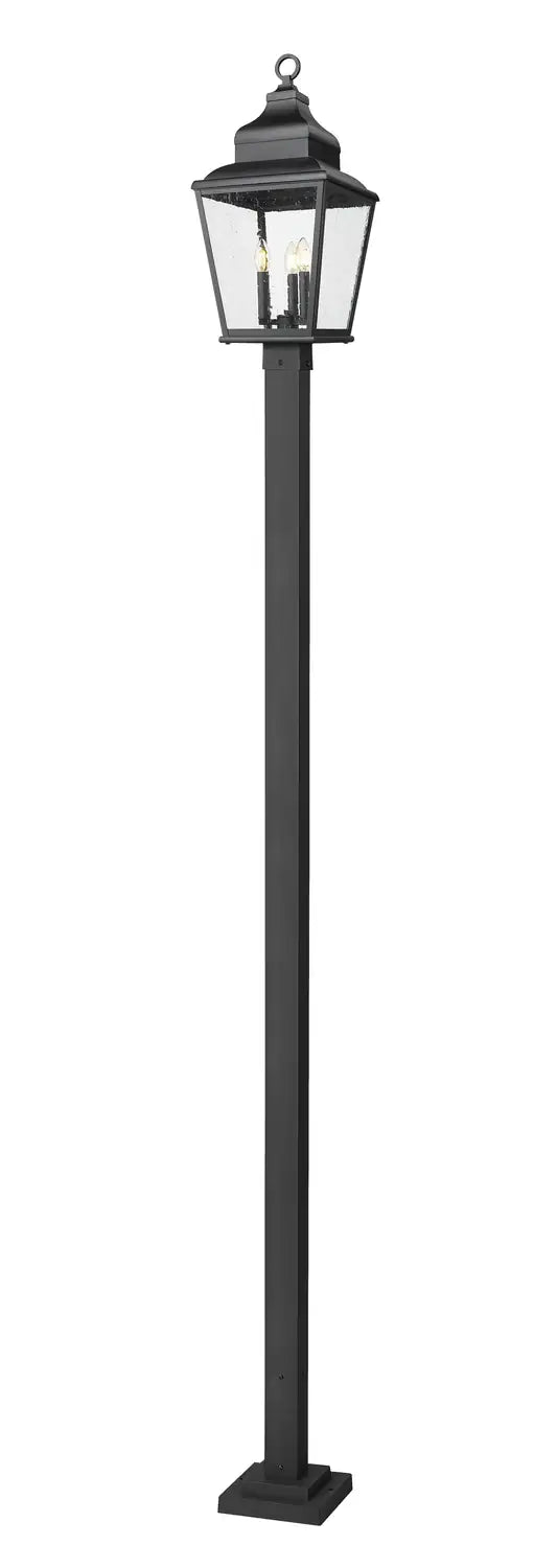 Z-LITE RAPHAEL OUTDOOR POST MOUNTED FIXTURE | 5029PHBS-536P-BK - Post