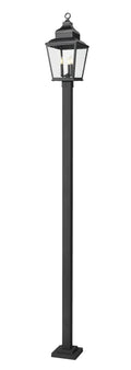 Z-LITE RAPHAEL OUTDOOR POST MOUNTED FIXTURE | 5029PHBS-536P-BK - Post