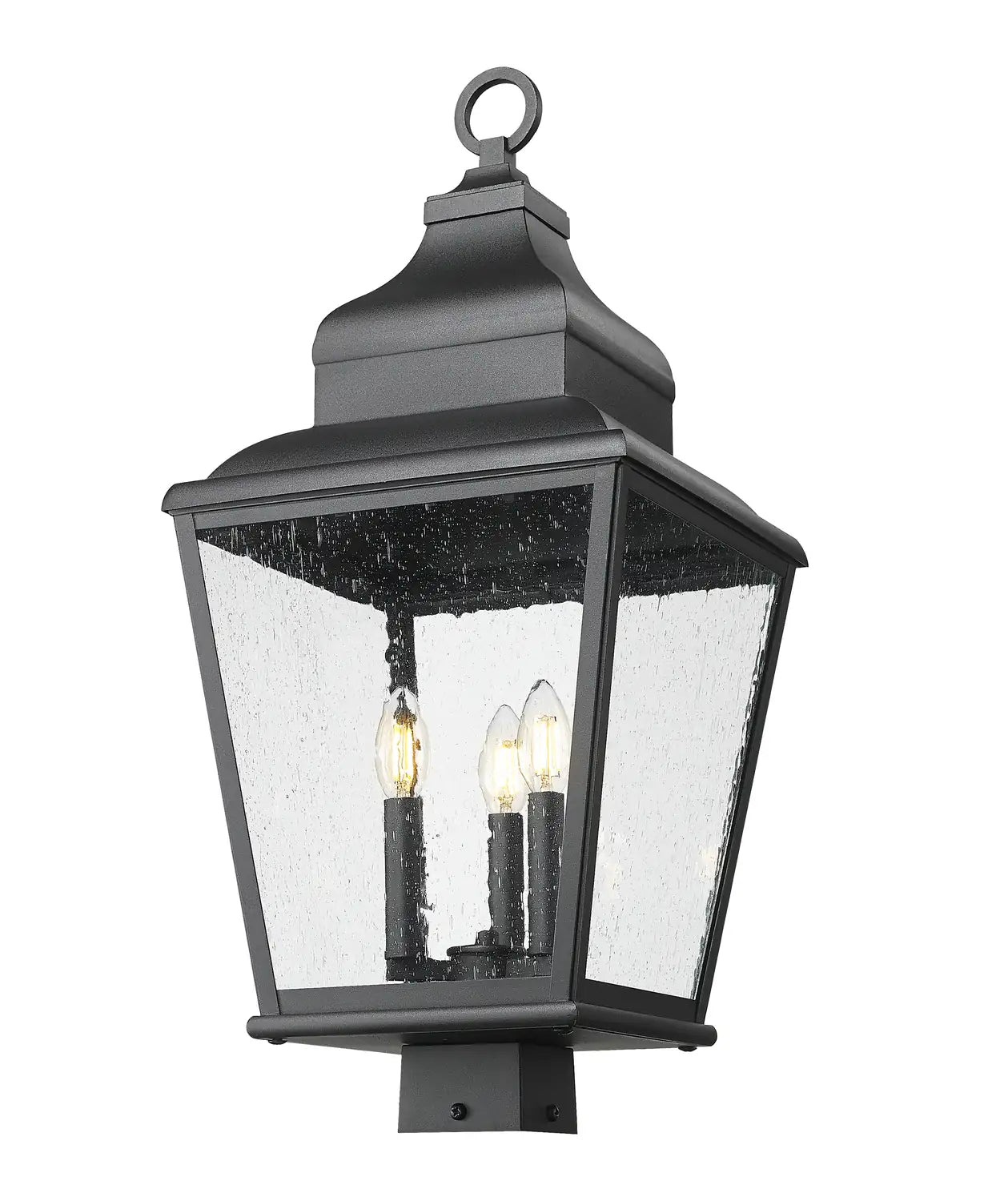 Z-LITE RAPHAEL OUTDOOR POST MOUNT FIXTURE | 5029PHBS-BK - Post