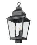 Z-LITE RAPHAEL OUTDOOR POST MOUNT FIXTURE | 5029PHBS-BK - Post