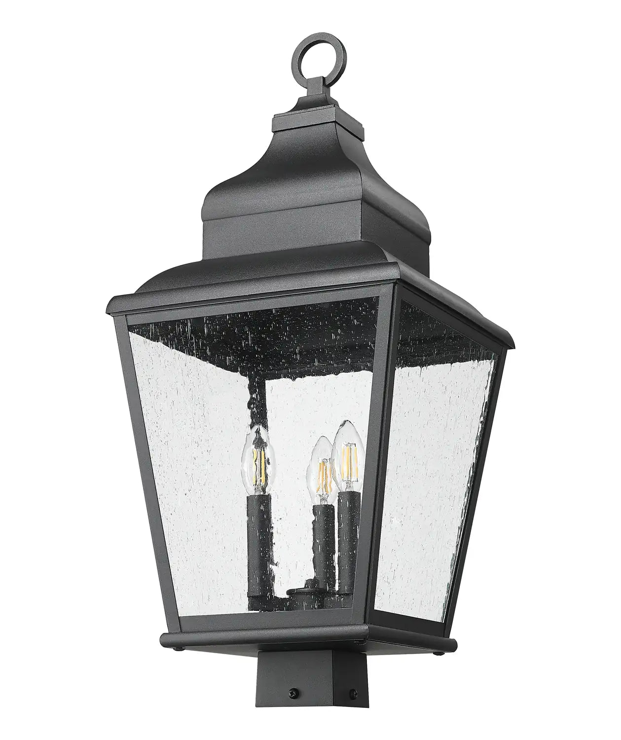 Z-LITE RAPHAEL OUTDOOR POST MOUNT FIXTURE | 5029PHBS-BK - Post