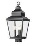 Z-LITE RAPHAEL OUTDOOR POST MOUNT FIXTURE | 5029PHBS-BK - Post