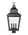 Z-LITE RAPHAEL OUTDOOR POST MOUNT FIXTURE | 5029PHBS-BK - Post