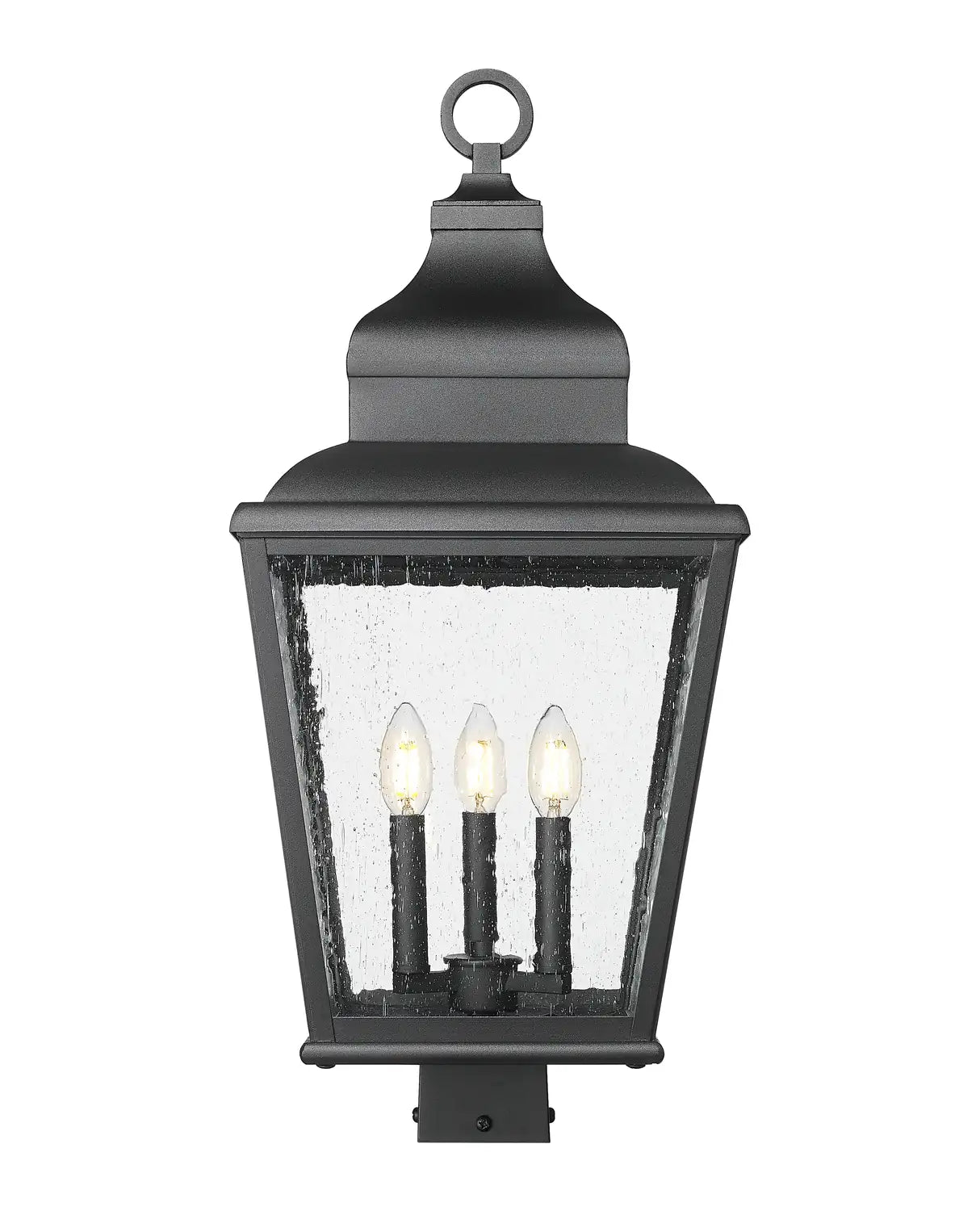 Z-LITE RAPHAEL OUTDOOR POST MOUNT FIXTURE | 5029PHBS-BK - Post