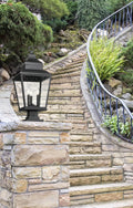 Z-LITE RAPHAEL OUTDOOR PIER MOUNTED FIXTURE | 5029PHBS-SQPM-BK - Post