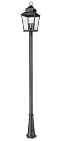 Z-LITE RAPHAEL OUTDOOR POST MOUNTED FIXTURE | 5029PHXLR-5011P-BK - Post
