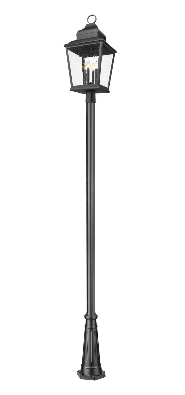 Z-LITE RAPHAEL OUTDOOR POST MOUNTED FIXTURE | 5029PHXLR-5011P-BK - Post
