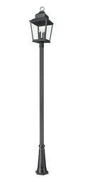 Z-LITE RAPHAEL OUTDOOR POST MOUNTED FIXTURE | 5029PHXLR-5011P-BK - Post