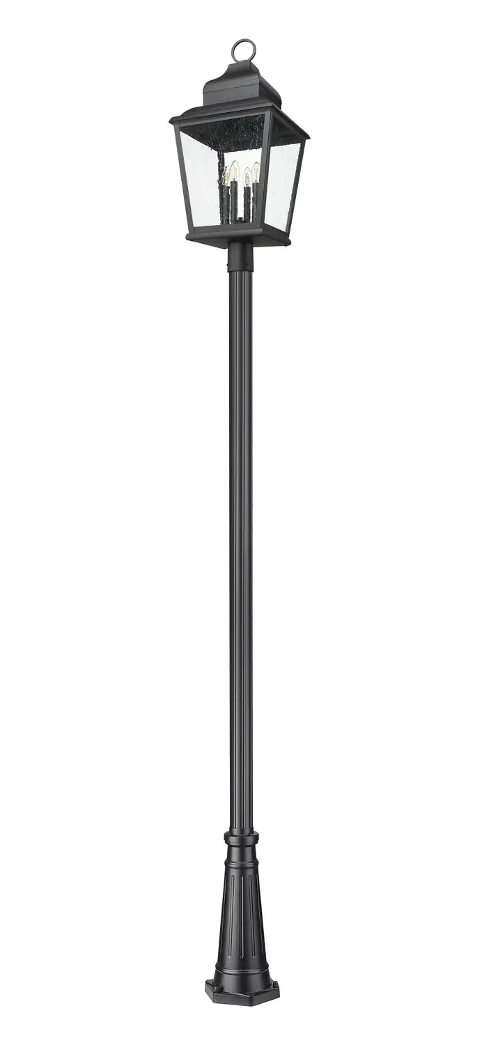 Z-LITE RAPHAEL OUTDOOR POST MOUNTED FIXTURE | 5029PHXLR-5011P-BK - Post