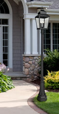 Z-LITE RAPHAEL OUTDOOR POST MOUNTED FIXTURE | 5029PHXLR-564P-BK - Post